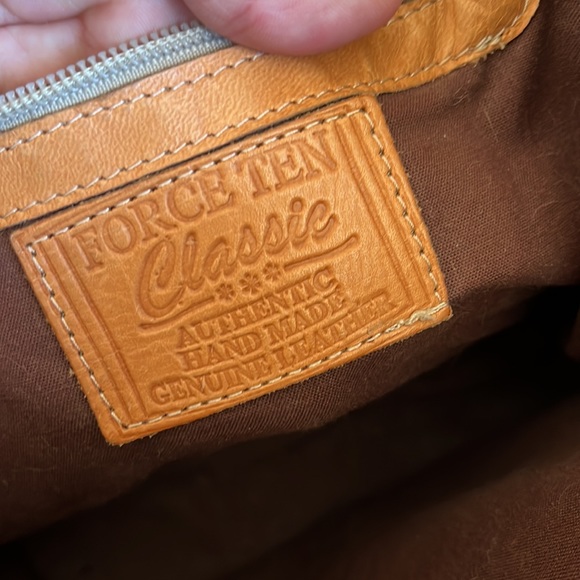 Force Ten tooled leather tote bag - Picture 7 of 7